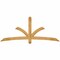 Ekena Millwork Davenport Rough Sawn Timber Gable Bracket, Western Red Cedar, 84"W x 35"H x 4"D x 4"F, 10/12 Pitch GBW084X35X0404DAV00RWR - alternate 1